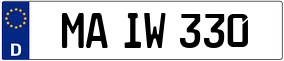 Truck License Plate